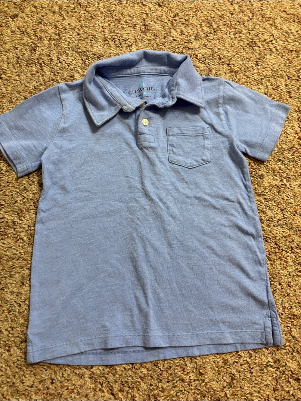 Crewcuts Light Blue Short-Sleeve Polo